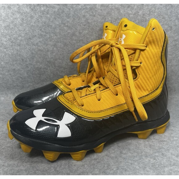 Under Armour UA Highlight Lux RM Jr Football Cleats 3021201-004 Youth 4.5 Yellow - Picture 3 of 10